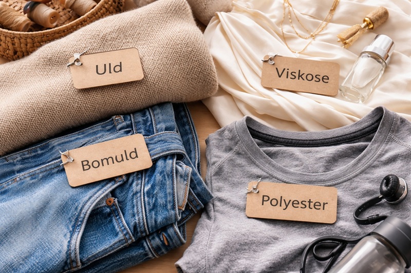 Materialeguide til tøj: bomuld, uld, viskose og polyester